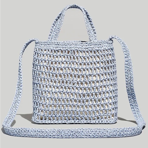 Madewell Handbags - Madewell - the small transport crossbody: straw edition